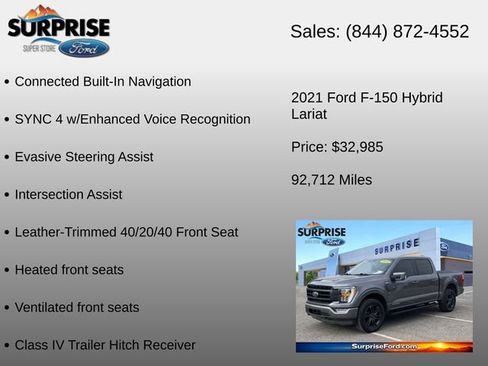Used 2021 Ford F150 Lariat AWD/4WD image 36