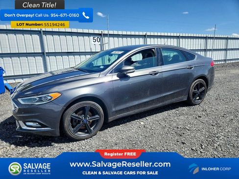 Used 2017 Ford Fusion SE w/ Fusion SE Technology Package FWD image 1