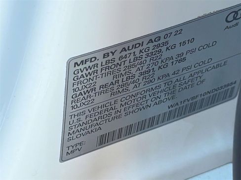 Used 2022 Audi Q8 Prestige image 17