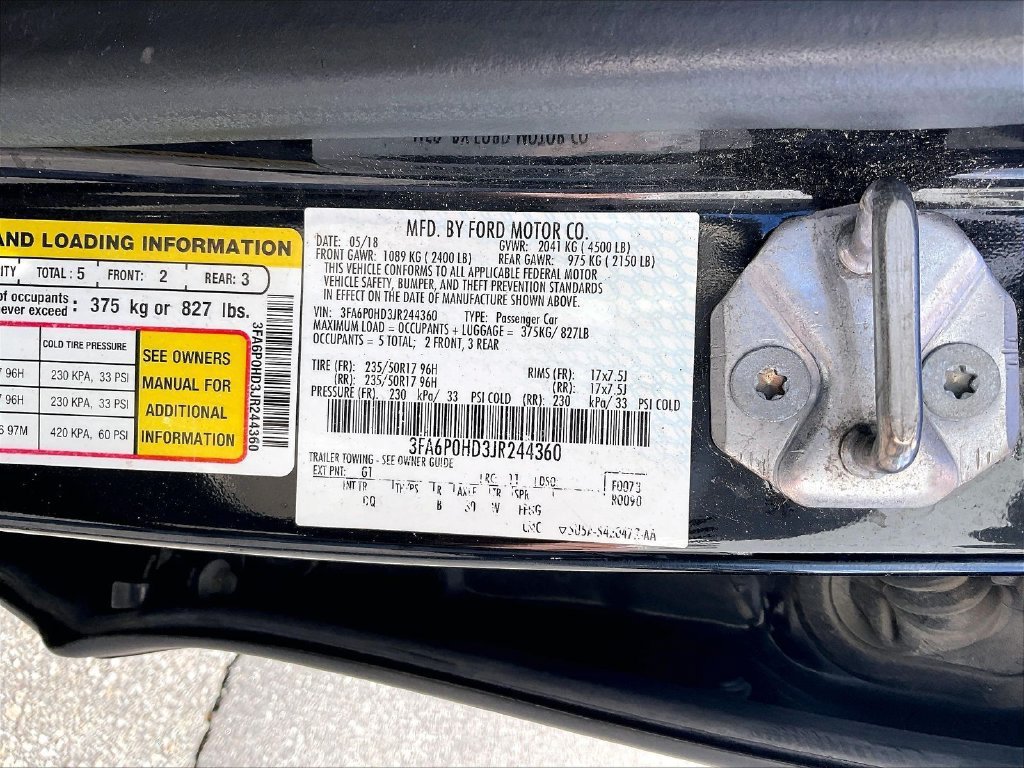 Used 2018 Ford Fusion SE w/ Fusion SE Technology Package FWD image 31