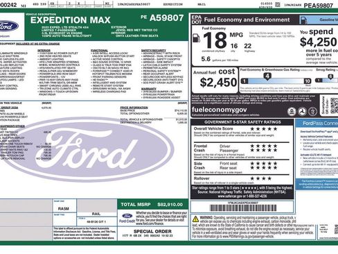 Used 2023 Ford Expedition Max Limited AWD/4WD image 33