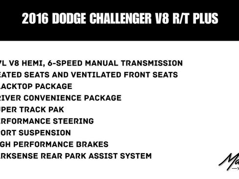 Used 2016 Dodge Challenger R/T Plus image 2