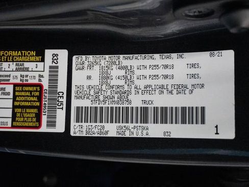 Used 2021 Toyota Tundra SR5 AWD/4WD image 33