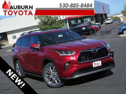 New 2026 Toyota Highlander Platinum