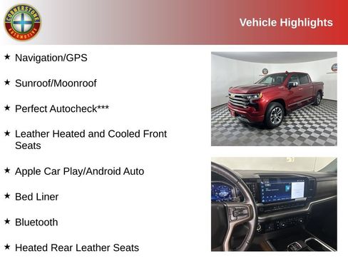 Used 2022 Chevrolet Silverado 1500 High Country w/ Technology Package AWD/4WD image 2
