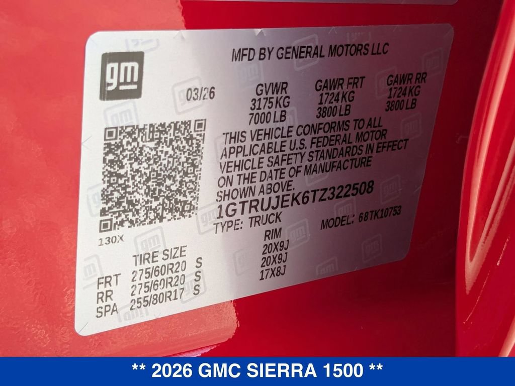 New 2026 GMC Sierra 1500 Elevation AWD/4WD image 41