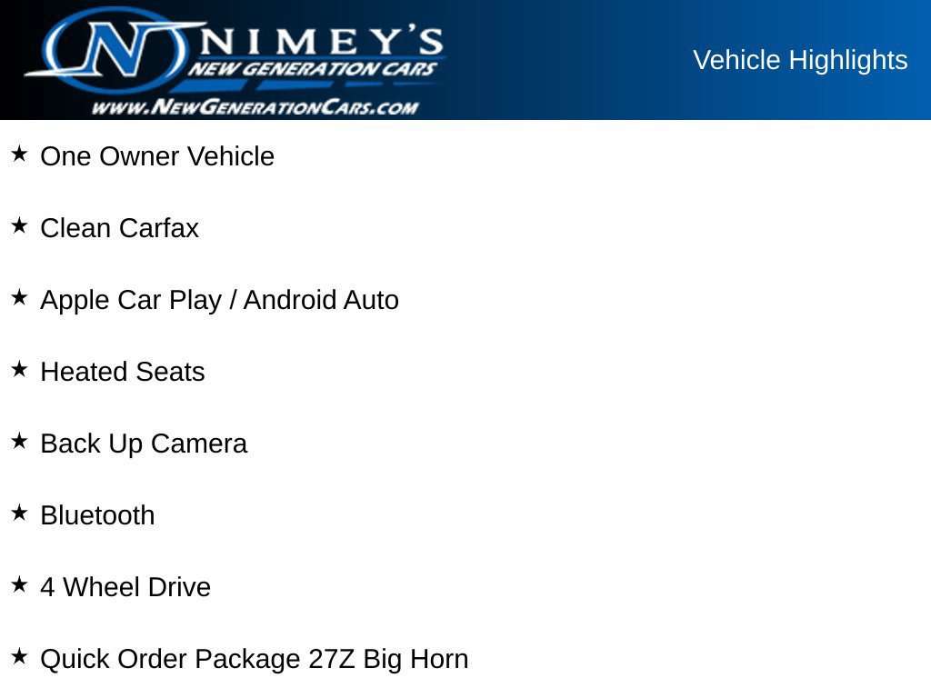 Used 2023 RAM 1500 Big Horn w/ Trailer Tow Group AWD/4WD image 6