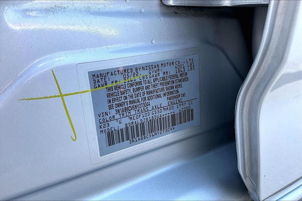 Used 2022 Nissan Sentra SV FWD image 35