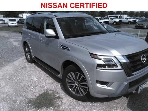 Certified 2024 Nissan Armada SL w/ Captain's Chairs Package AWD/4WD image 1