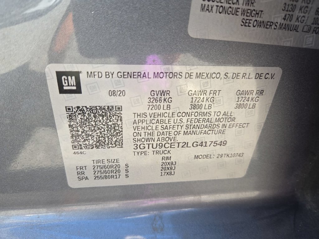 Used 2020 GMC Sierra 1500 Elevation w/ Elevation Value Package AWD/4WD image 21