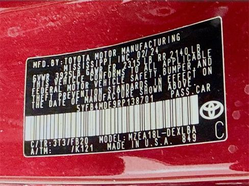 Certified 2024 Toyota Corolla LE image 29