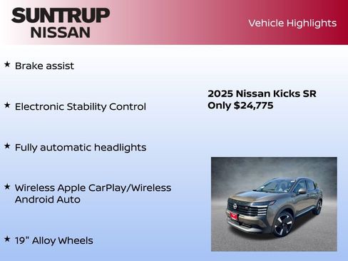 Certified 2025 Nissan Kicks SR image 30