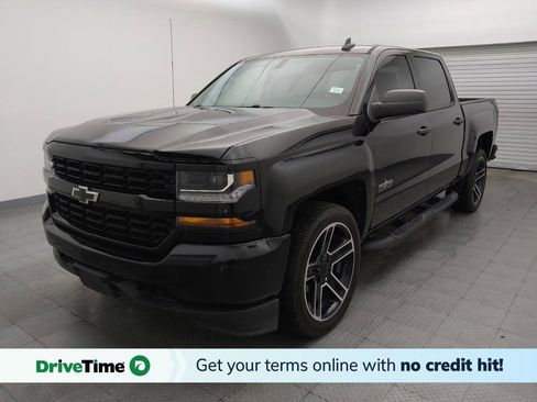 Used 2018 Chevrolet Silverado 1500 Custom w/ LPO, Black Pack RWD image 1