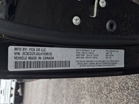 Used 2020 Dodge Challenger R/T Scat Pack w/ Scat Pack Stripe image 28