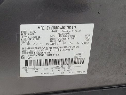 Used 2017 Ford Explorer XLT w/ Equipment Group 202A image 33