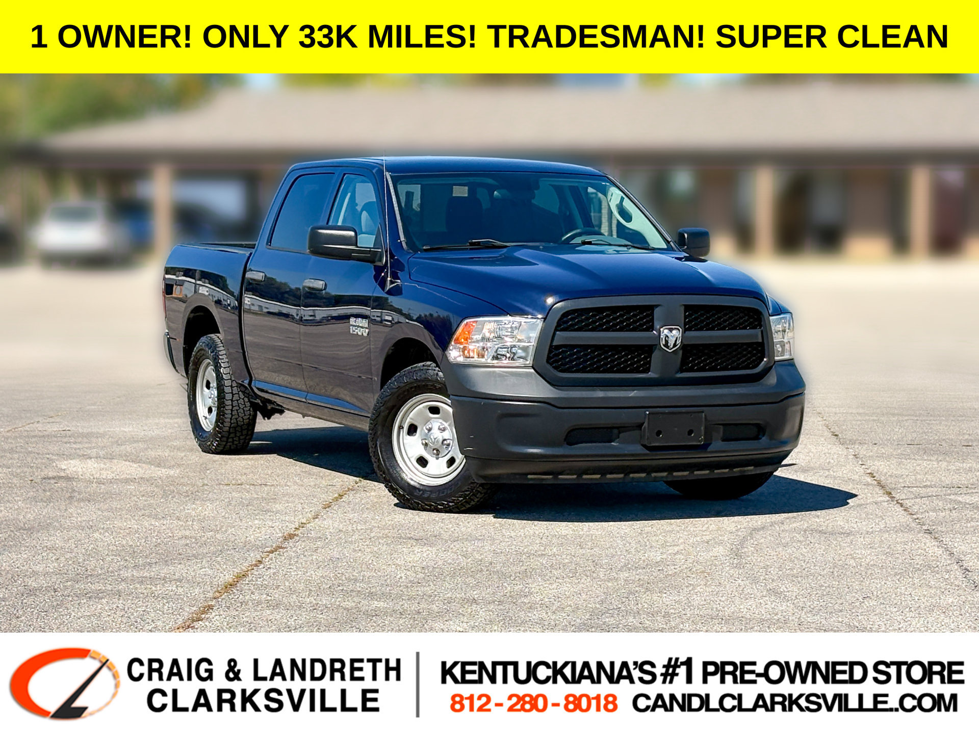 Used 2017 RAM 1500 Tradesman w/ Popular Equipment Group RWD image 1