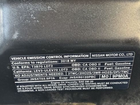Used 2018 Nissan Pathfinder SL w/ Midnight Edition Package FWD image 33