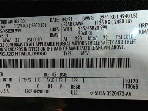 Used 2021 Lincoln Corsair Reserve w/ Equipment Group 201A AWD/4WD image 44