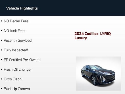 Used 2024 Cadillac Lyriq Luxury RWD image 64