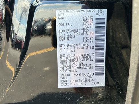 Used 2025 Nissan Frontier SV w/ SV Convenience Package RWD image 31