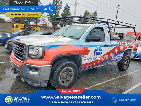 Used 2016 GMC Sierra 1500 2WD Regular Cab image 1