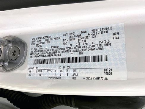 Used 2021 Ford Escape SE w/ Convenience Package image 8