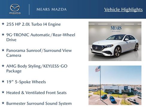 Used 2026 Mercedes-Benz E 350 Sedan image 2