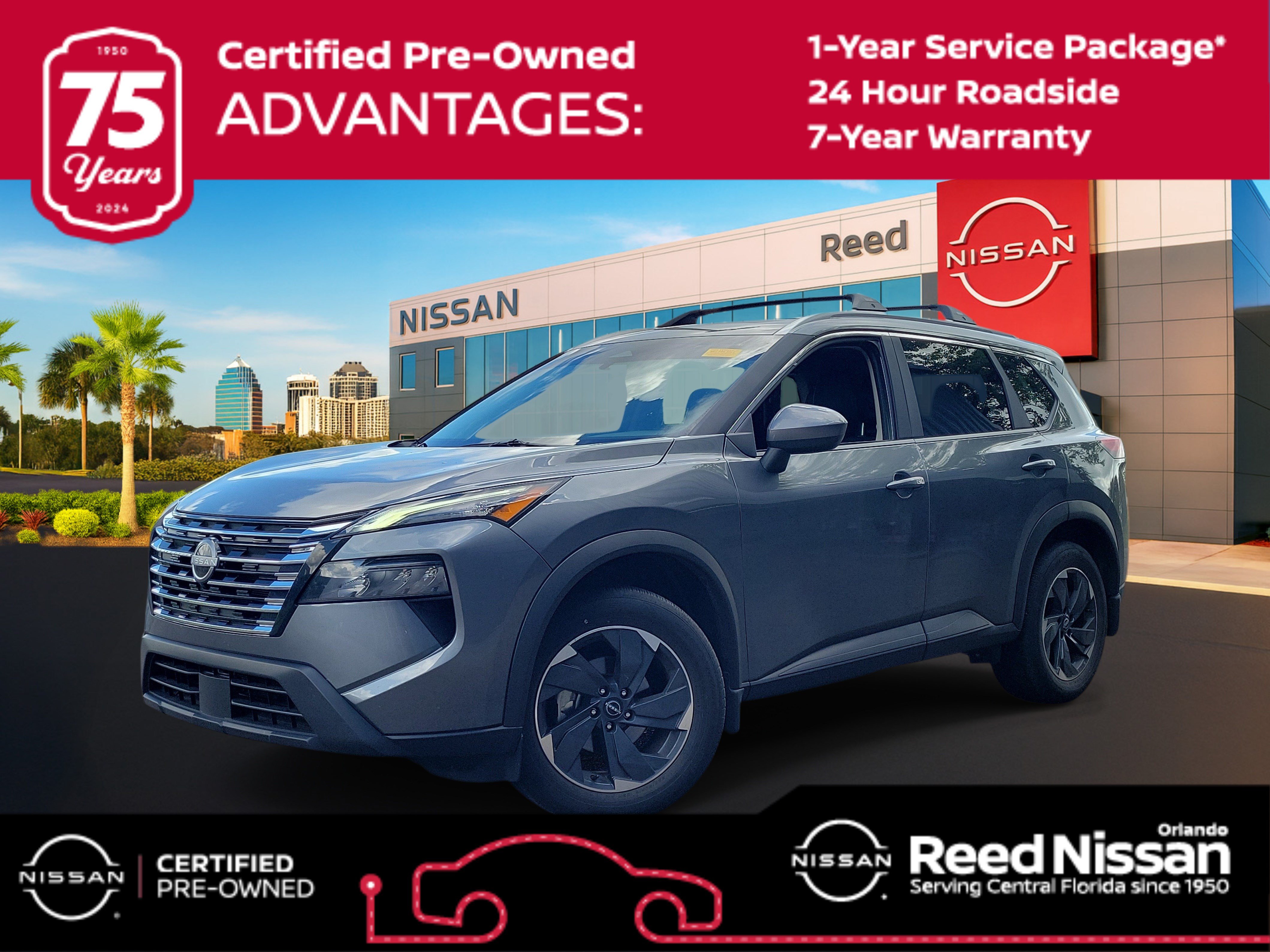 Certified 2025 Nissan Rogue SV w/ SV Premium Package FWD image 1