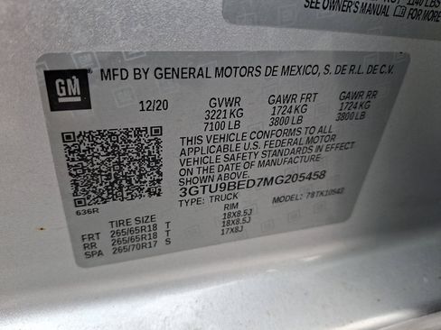 Certified 2021 GMC Sierra 1500 SLE w/ X31 Off-Road Package image 27