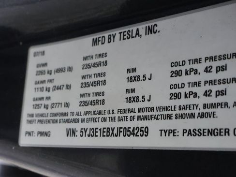Used 2018 Tesla Model 3 Long Range AWD/4WD image 43