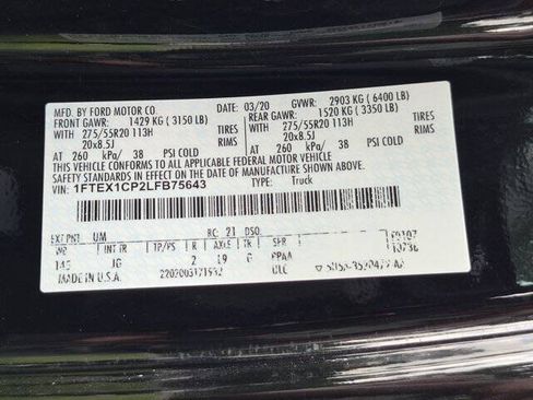 Used 2020 Ford F150 XL w/ Equipment Group 101A Mid RWD image 34