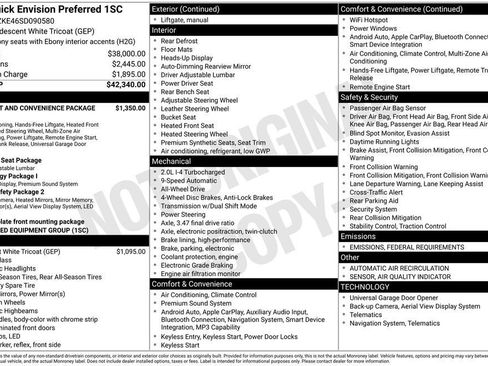 New 2025 Buick Envision Preferred image 36