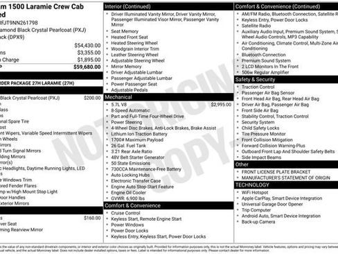 Used 2022 RAM 1500 Laramie AWD/4WD image 6