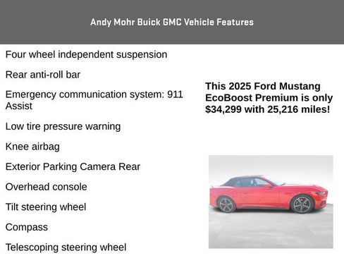 Used 2025 Ford Mustang Premium RWD image 8