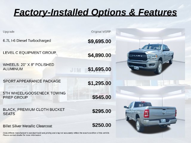 Used 2022 RAM 3500 Big Horn w/ Level C Equiment Group AWD/4WD image 3