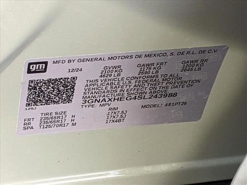 New 2025 Chevrolet Equinox LT w/ Safety and Technology Package image 16