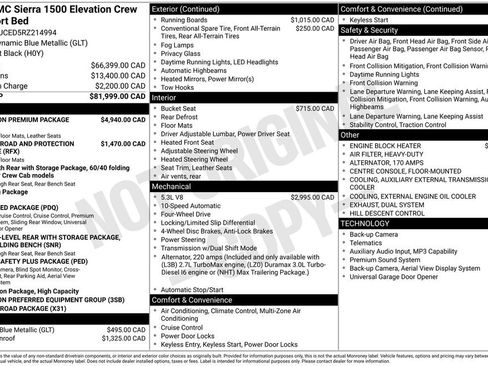 Used 2024 GMC Sierra 1500 Elevation w/ Elevation Premium Package AWD/4WD image 2