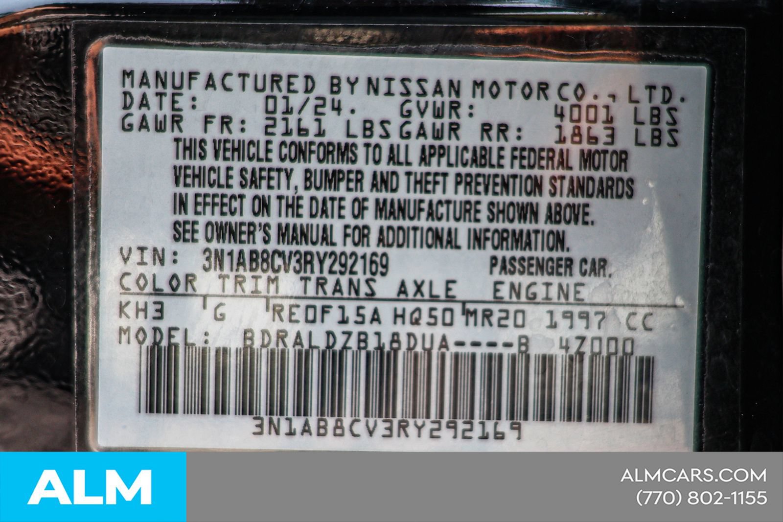 Used 2024 Nissan Sentra SV FWD image 45