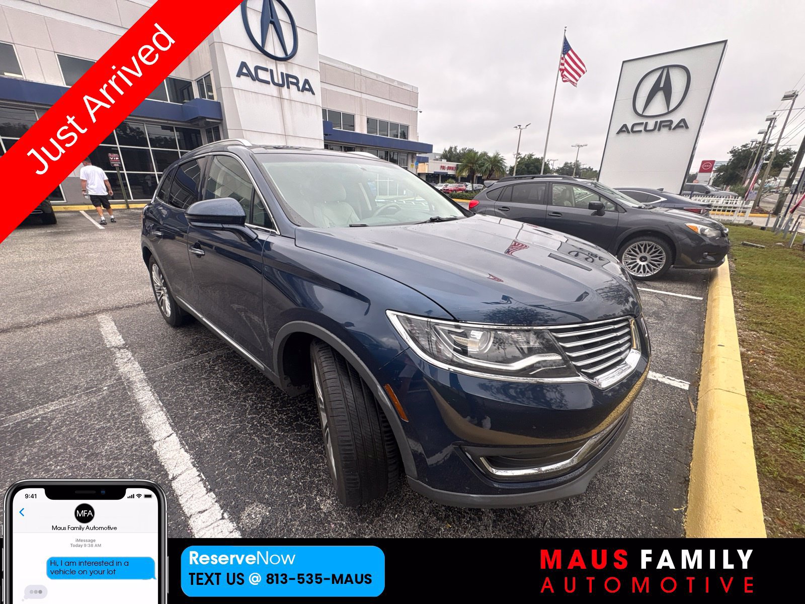 Used 2017 Lincoln MKX Reserve w/ Cargo Utility Package FWD image 1