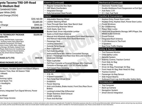 Used 2017 Toyota Tacoma TRD Off-Road image 32