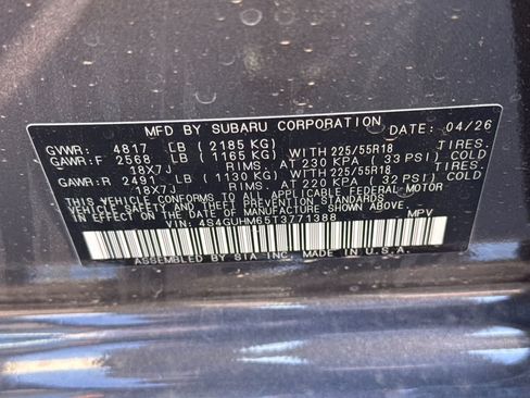 New 2026 Subaru Crosstrek 2.5i Limited AWD/4WD image 31