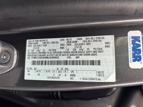 Used 2021 Ford Escape SE w/ Convenience Package image 34