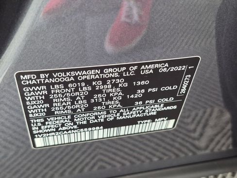 Used 2022 Volkswagen Atlas SE AWD/4WD image 37