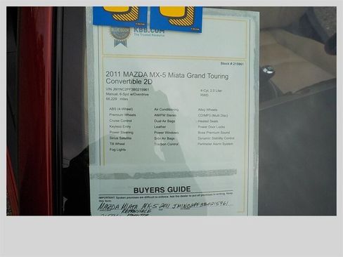 Used 2011 MAZDA MX-5 Miata Grand Touring w/ Premium Pkg image 26