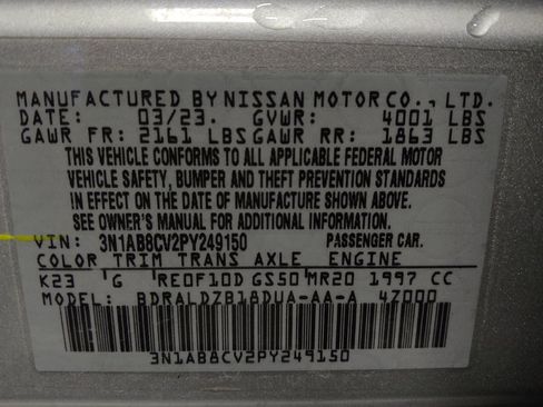 Used 2023 Nissan Sentra SV FWD image 33