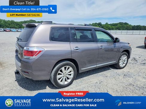 Used 2012 Toyota Highlander Limited AWD/4WD image 4