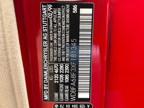 Used 1999 Mercedes-Benz SL 500 image 24