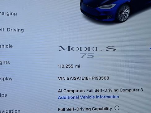 Used 2017 Tesla Model S 75 RWD image 17