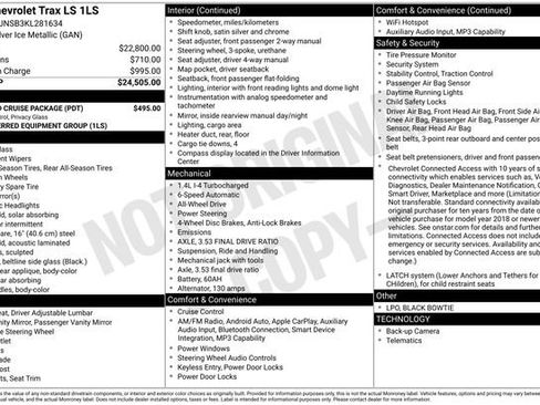 Used 2019 Chevrolet Trax LS w/ Tint and Cruise Package image 7