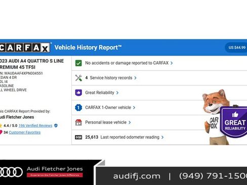 Used 2023 Audi A4 2.0T Premium w/ Convenience Package image 2